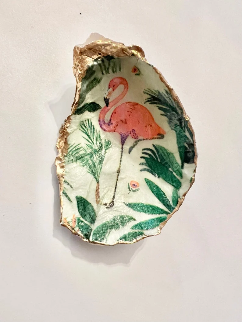 Decoupage oyster shell, photo 10