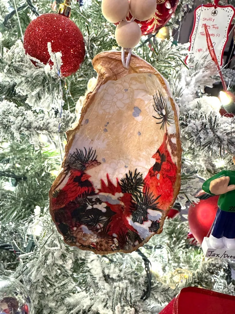 Cardinal on Oyster Shell, photo 3