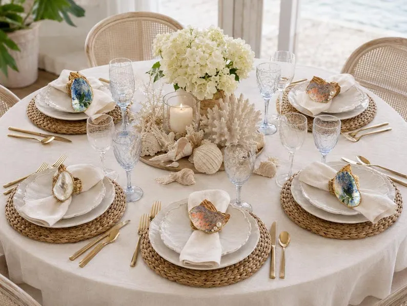 Set of (2) Rattan Napkin Rings, photo 2
