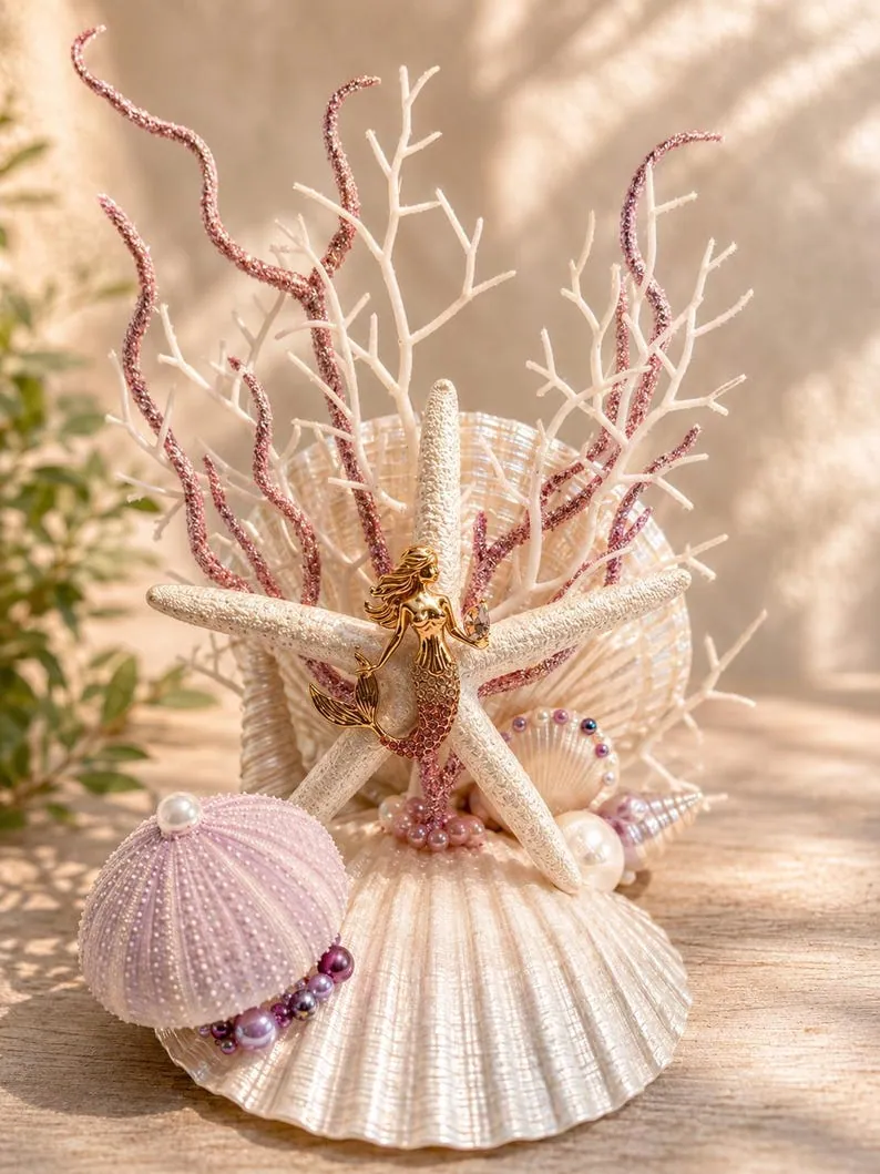 Mermaid Garden Shell Display, photo 4