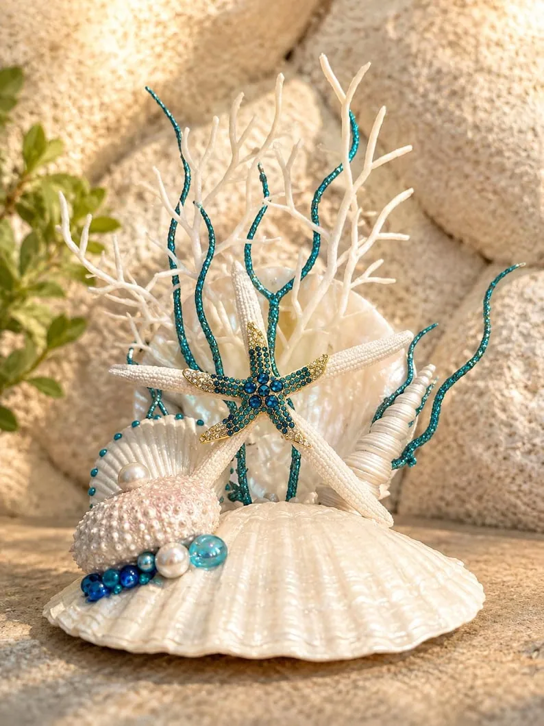 Mermaid Garden Shell Display, photo 2